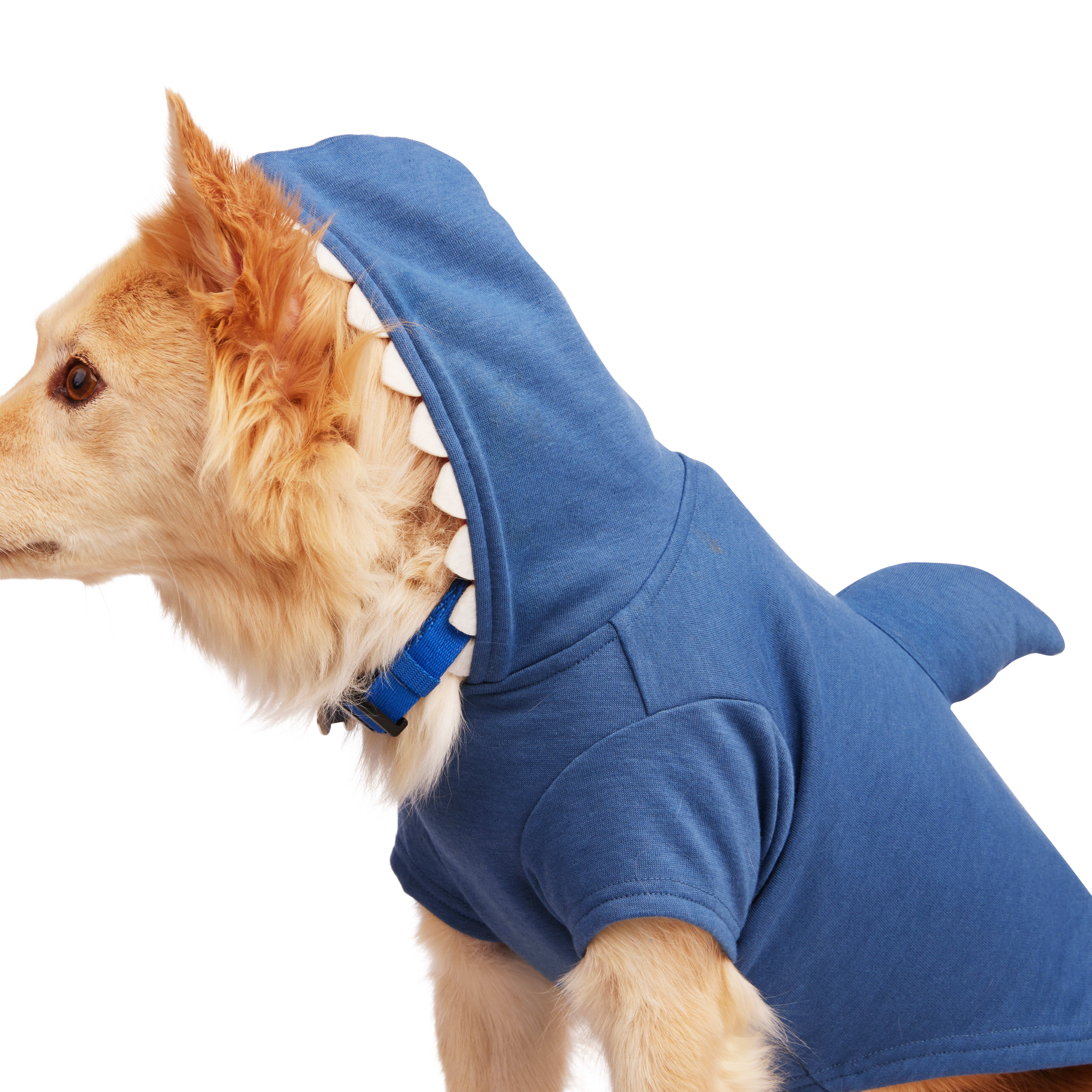 YOULY Shark Hoodie for Dogs， XX-Small