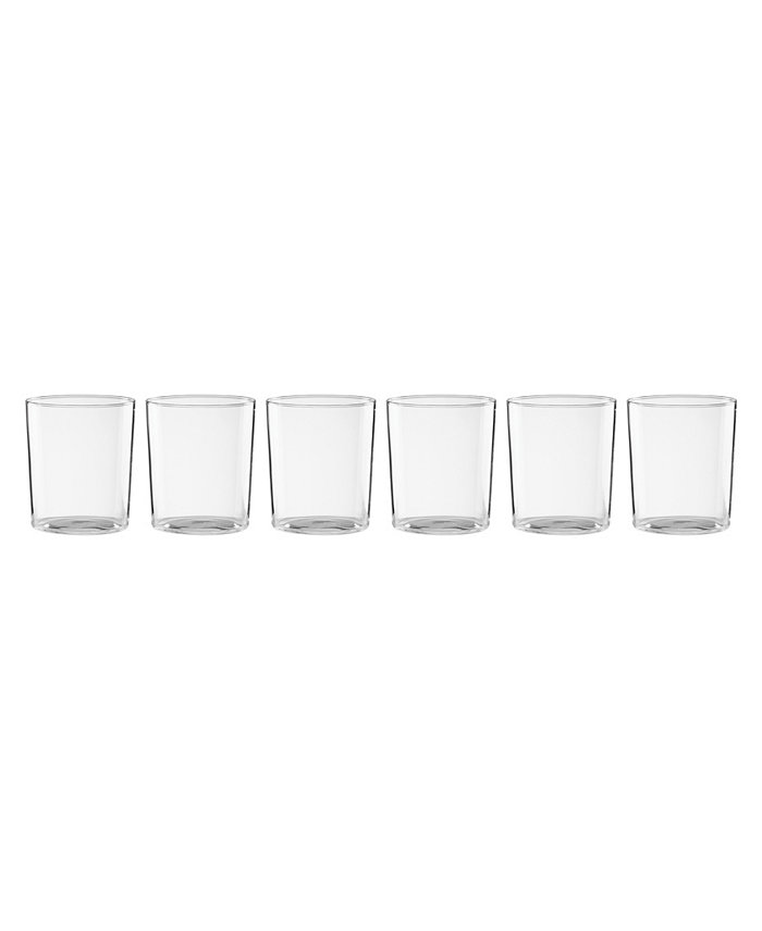 Oneida Stackables Clear Tall Glasses Set of 6