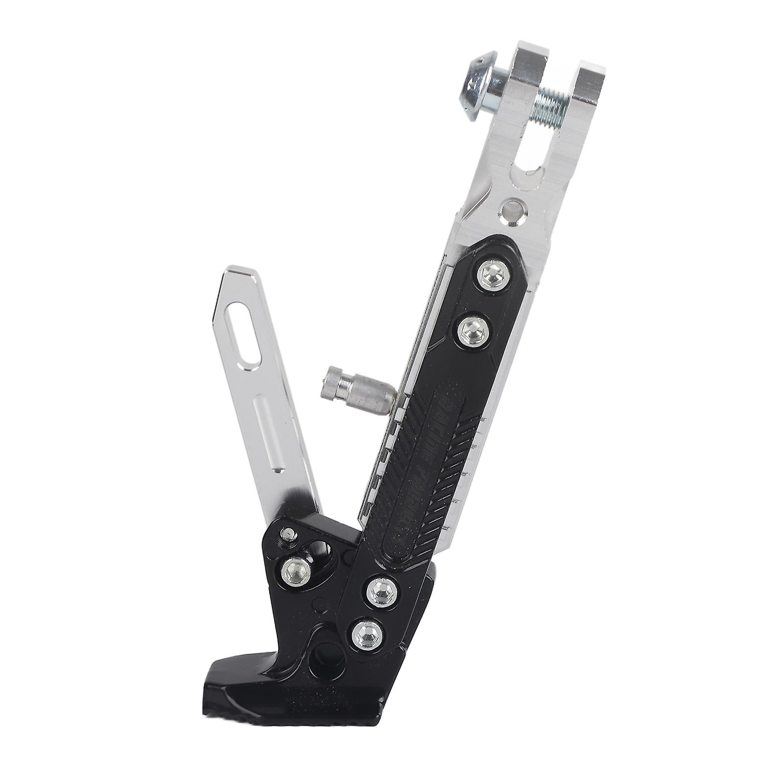 Universal Adjustable Foot Side Support Stand For Yamaha Nmax 155 2015-2016 N-max 125 Silver