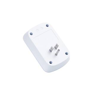 Commercial Electric 1-Outlet Wall Mounted Surge Protector White LA-9A-17