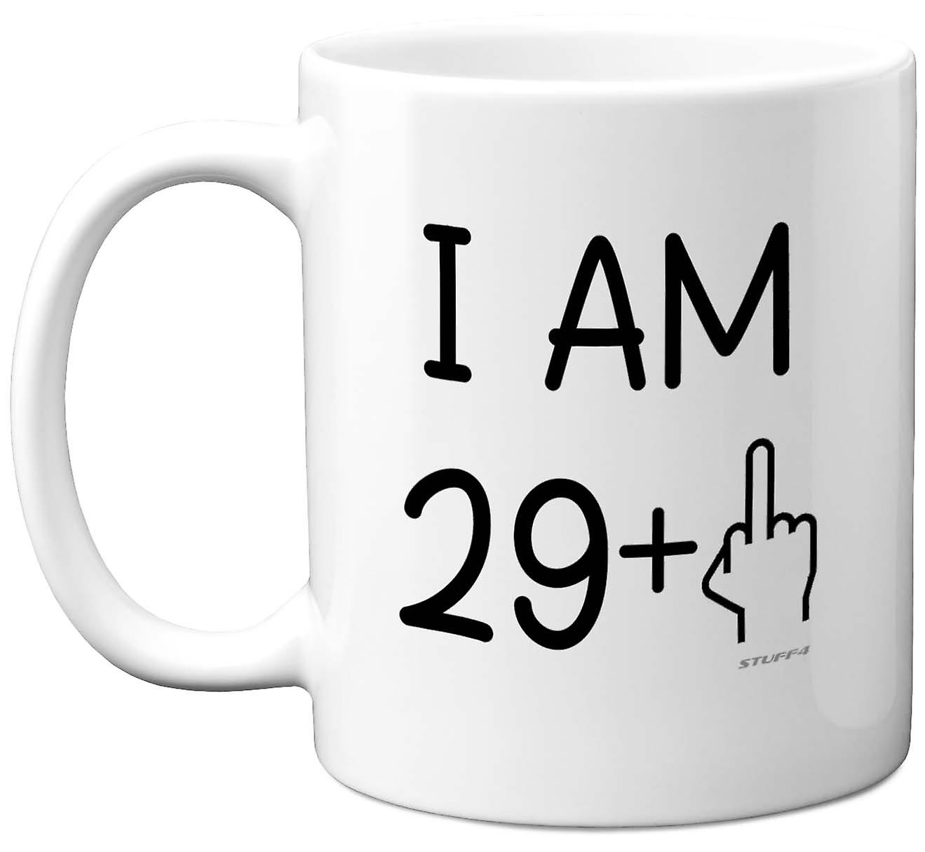 30th Birthday Gift Women Men Novelty 11oz Premium Mug Middle Finger Rude Funny Joke Perfect Present