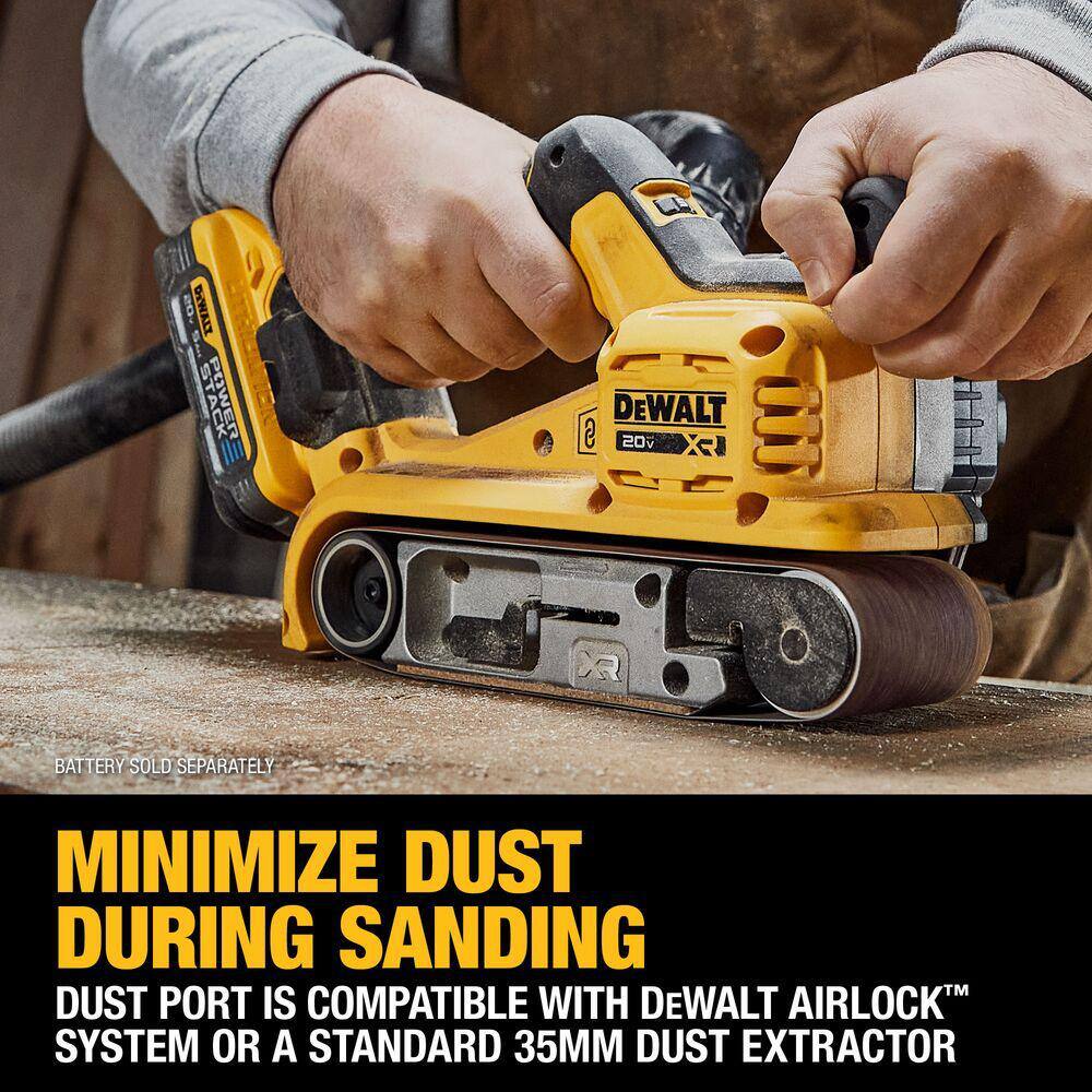 DW 20-Volt Cordless Belt Sander (Tool-Only) DCW220B