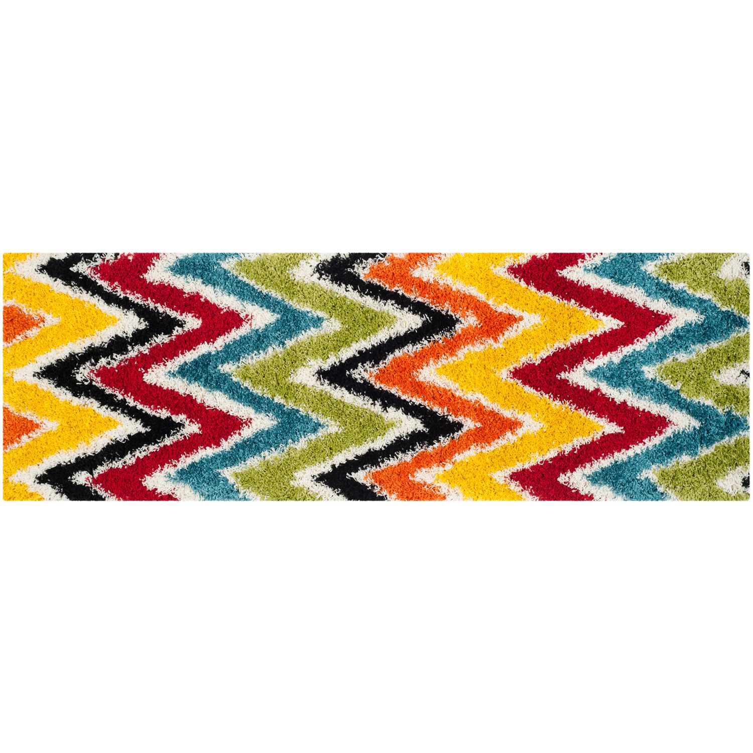 Safavieh Kids Psychedelic Chevron Shag Rug