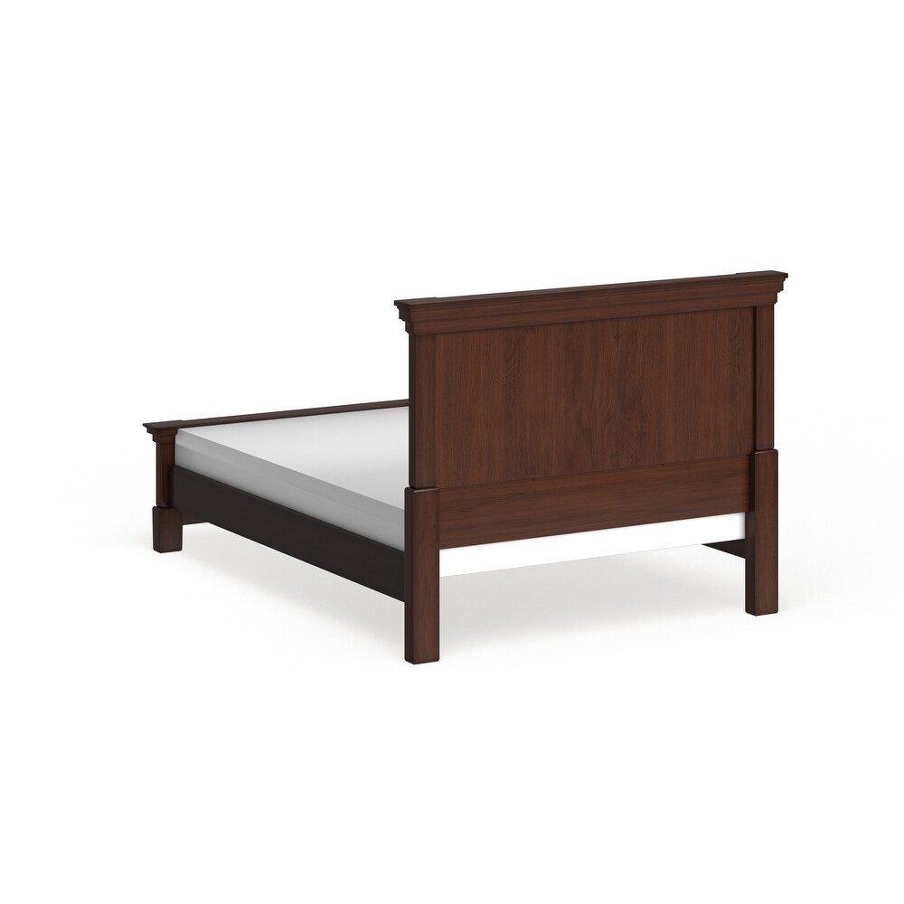 The Aspen Collection Rustic Cherry Queen Bed by Homestyles