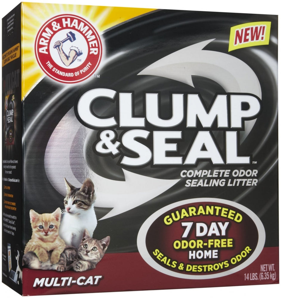 Arm  Hammer Multi-Cat Clump and Seal Complete Odor Sealing Cat Litter