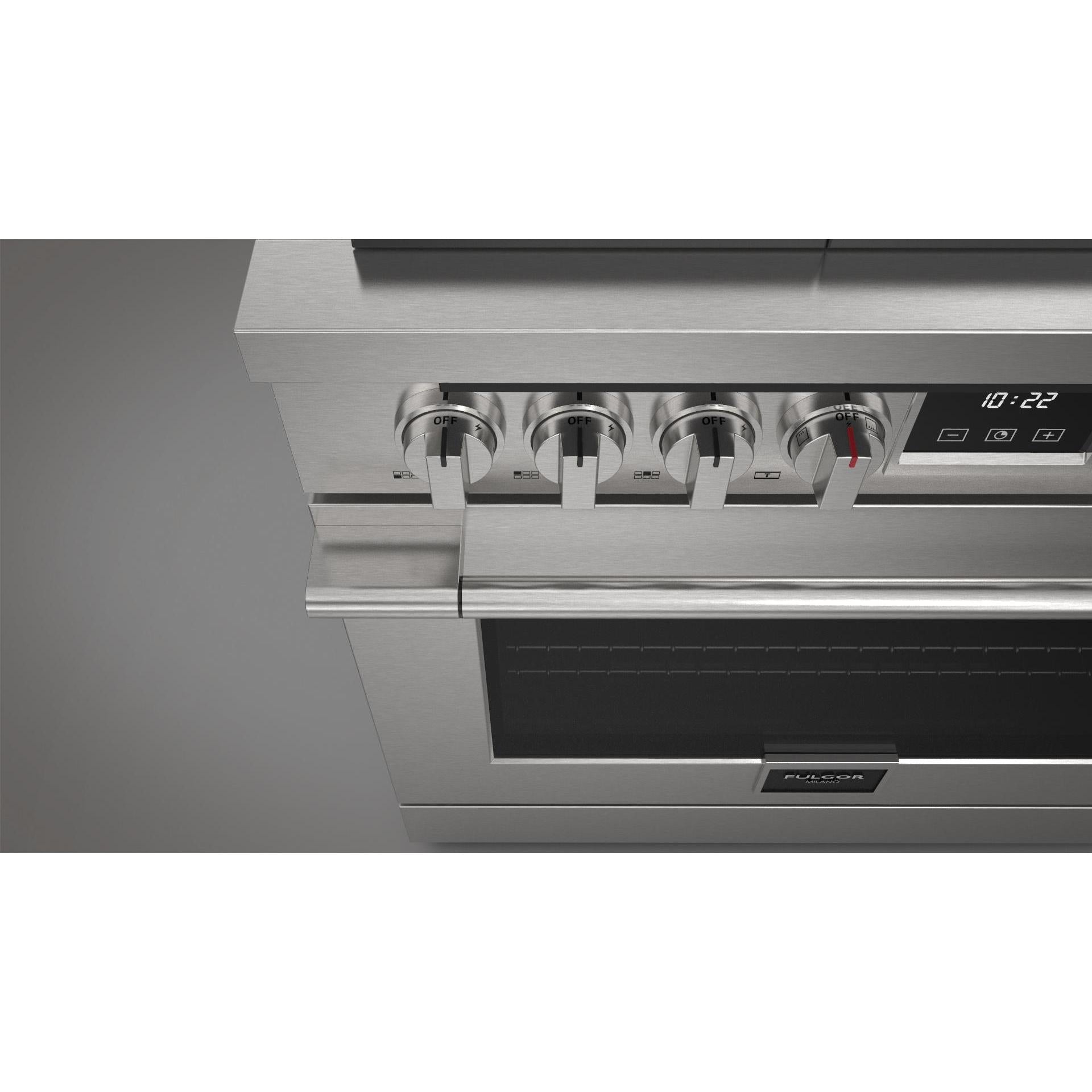 Fulgor Milano 36-inch Freestanding Gas Range with True European Convection Technology F4PGR366S2