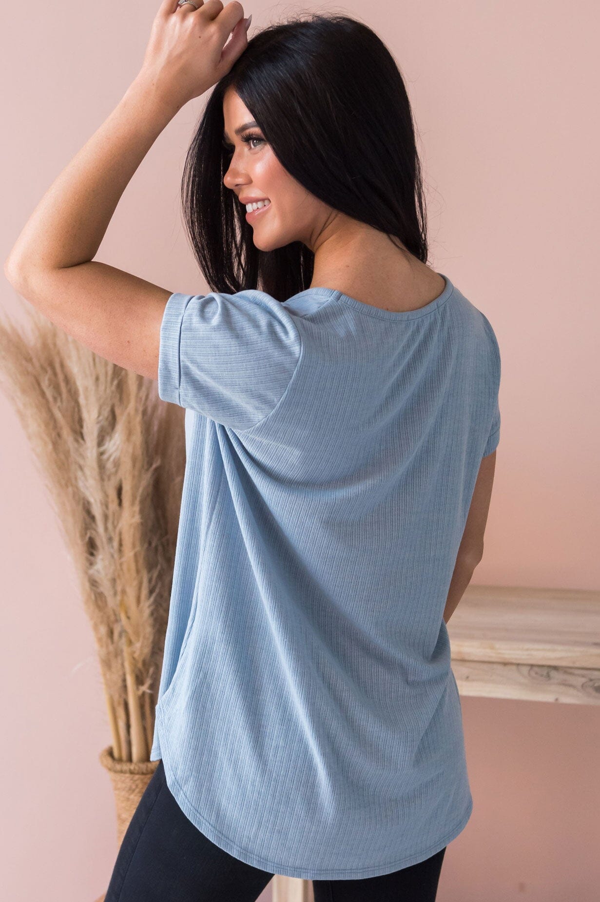 Your Favorite Ribbed Modest Tee