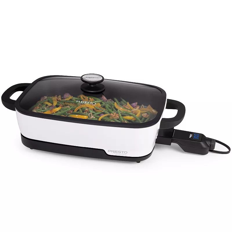 Presto Precise 16-in. Tuxedo Digital Precision Skillet Multi-Cooker