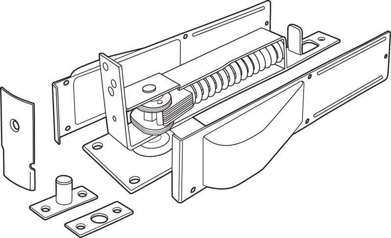 Bommer 3.8 in. L Satin Brass Door Hinge 1 pk