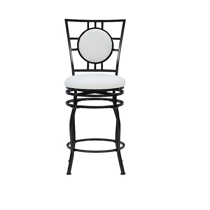 Linon Townsend Adjustable Swivel Bar Stool