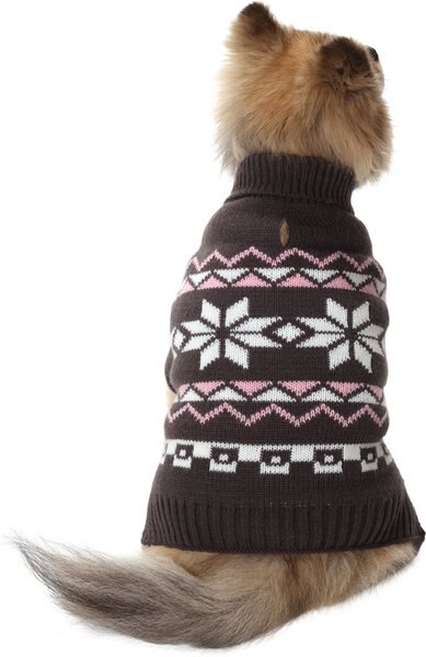 Frisco Gray Chevron Print Dog and Cat Sweater