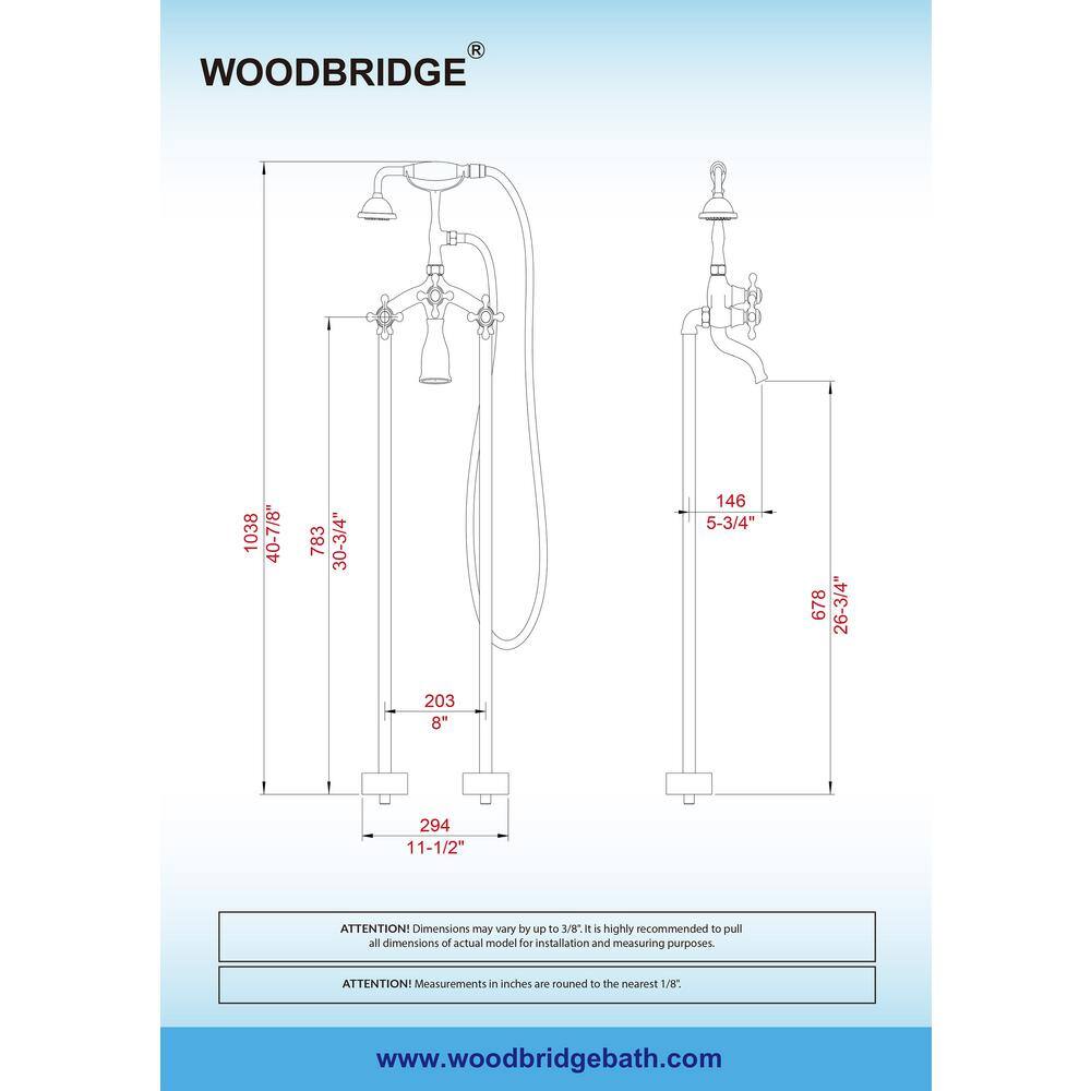 WOODBRIDGE Topeka 59 in. Heavy Duty Acrylic Slipper Clawfoot Bath Tub in White Faucet Claw Feet Drain  Overflow in Matte Black HBT7037