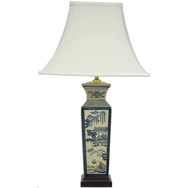 Handmade Oriental-style Porcelain Ming Vase Lamp - 14.00