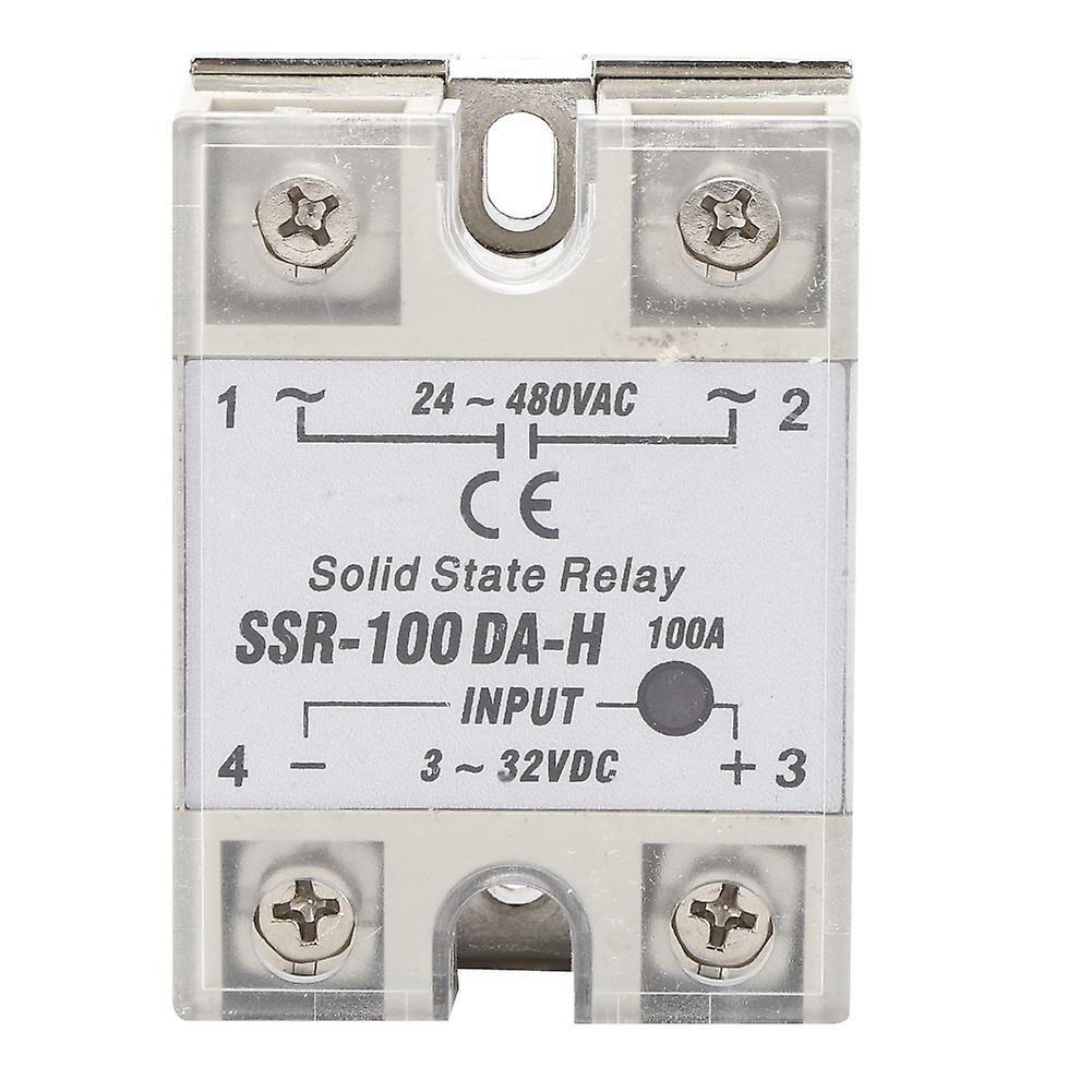 Solid State Relay Dc-ac Ssr With Non-contact Switch High Quality Ssr-100a-da-h