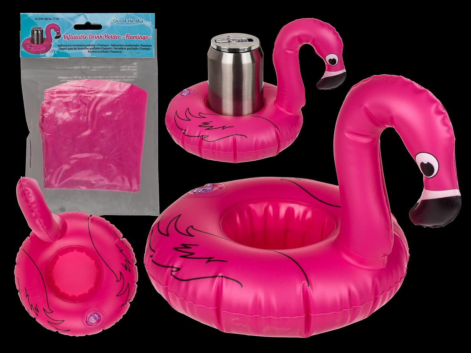 2-Pack Inflatable Liquid Beverage Holder Flamingo Jar Holder Cup Holder