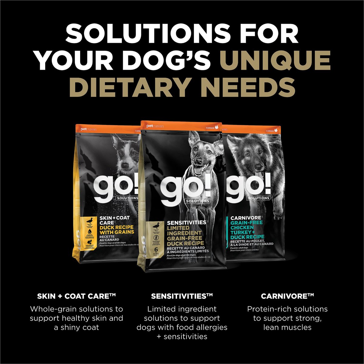 Go! SENSITIVITIES Limited Ingredient Duck Grain-Free Dry Dog Food