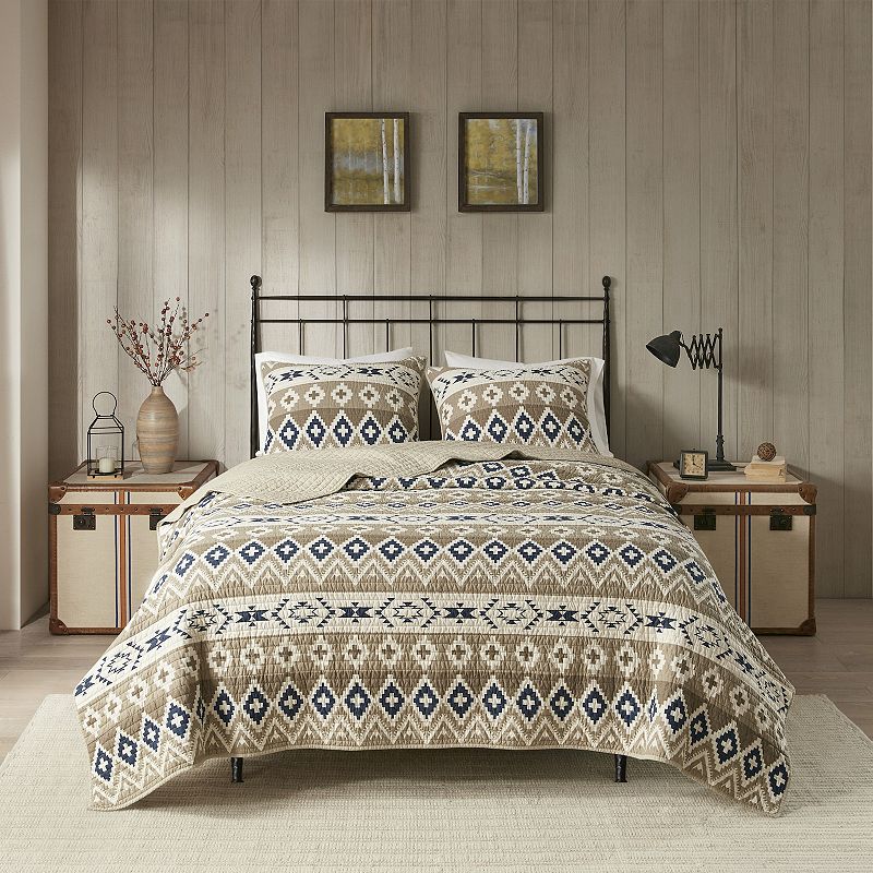 Woolrich Montana Printed Cotton Quilt Set with Shams