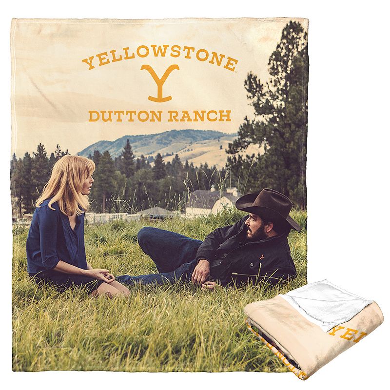 Yellowstone?On The Ranch Silk Touch Throw Blanket