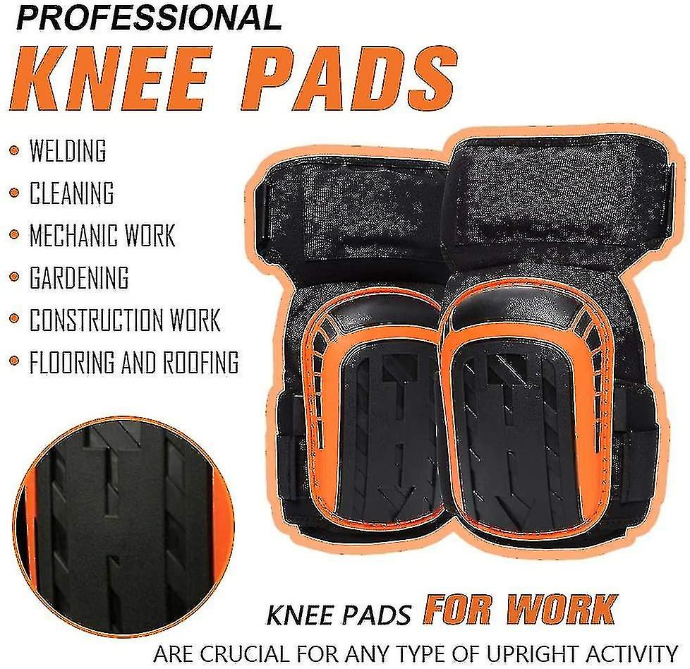 Professional Knee Pads， Knee Pads For Work With High-performance Gel Pads