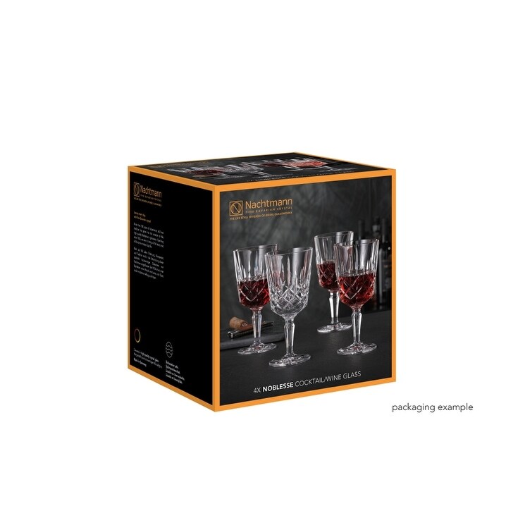 Nachtmann Noblesse Crystal Cocktail Glass Set of 4   12.5 oz.