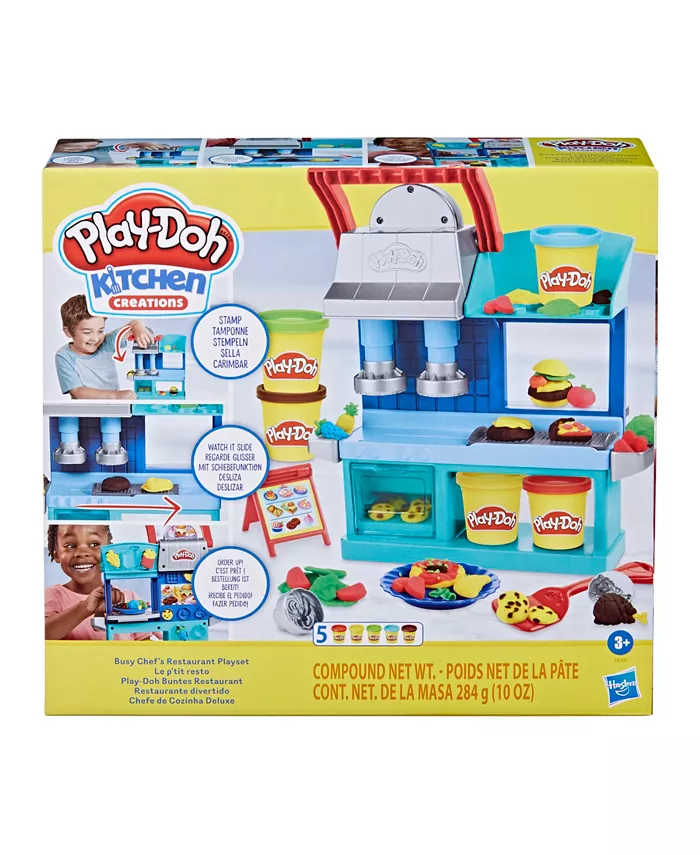 Play-Doh Kitchen Creations Busy Chefs Restaurant Playset