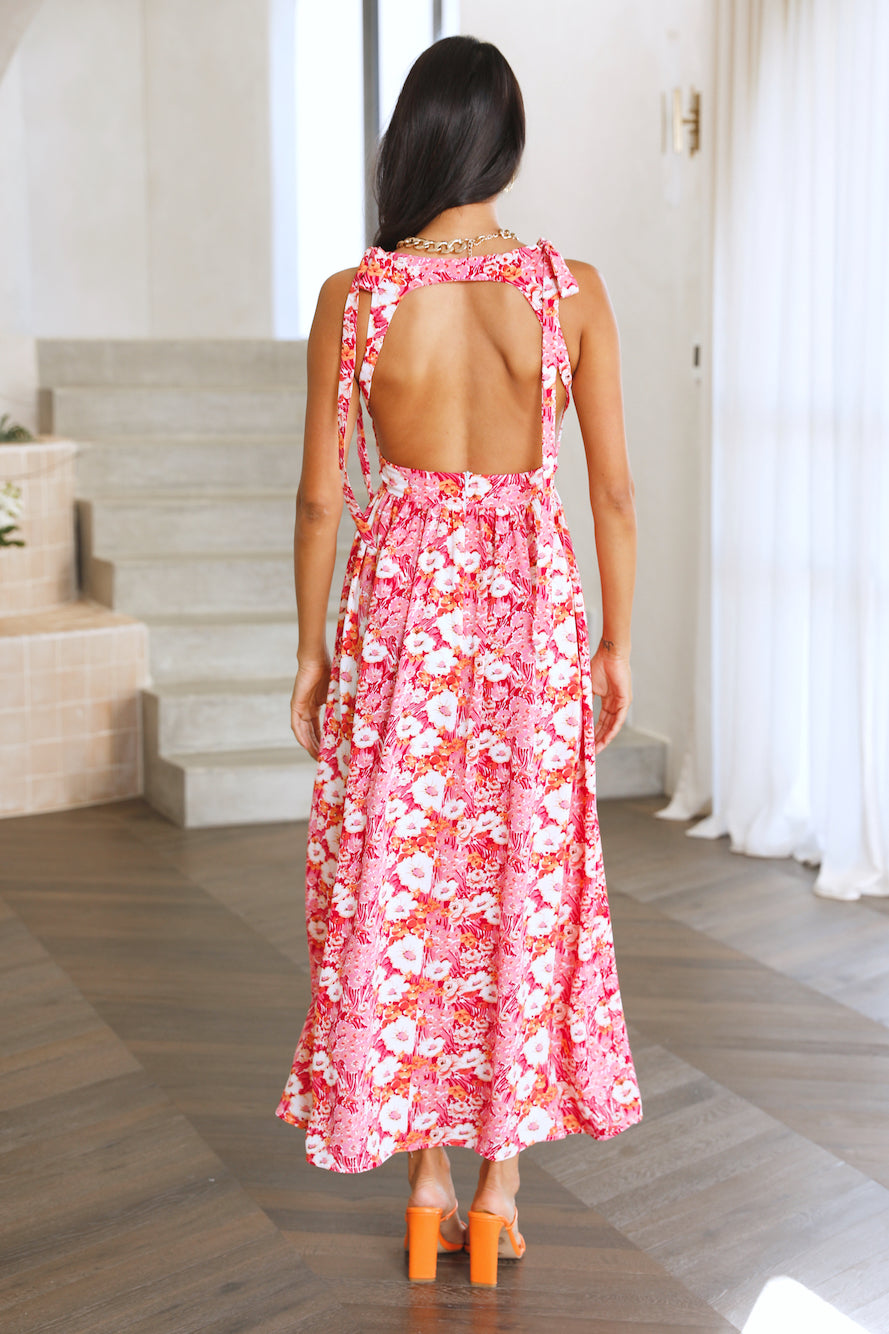 Garden Trips Maxi Dress Floral