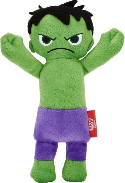 Marvel 's The Hulk Plush Kicker Cat Toy with Catnip