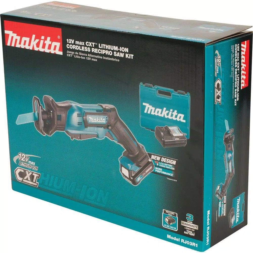 Makita 12-Volt MAX CXT Lithium-Ion Cordless Reciprocating Saw Kit and#8211; XDC Depot