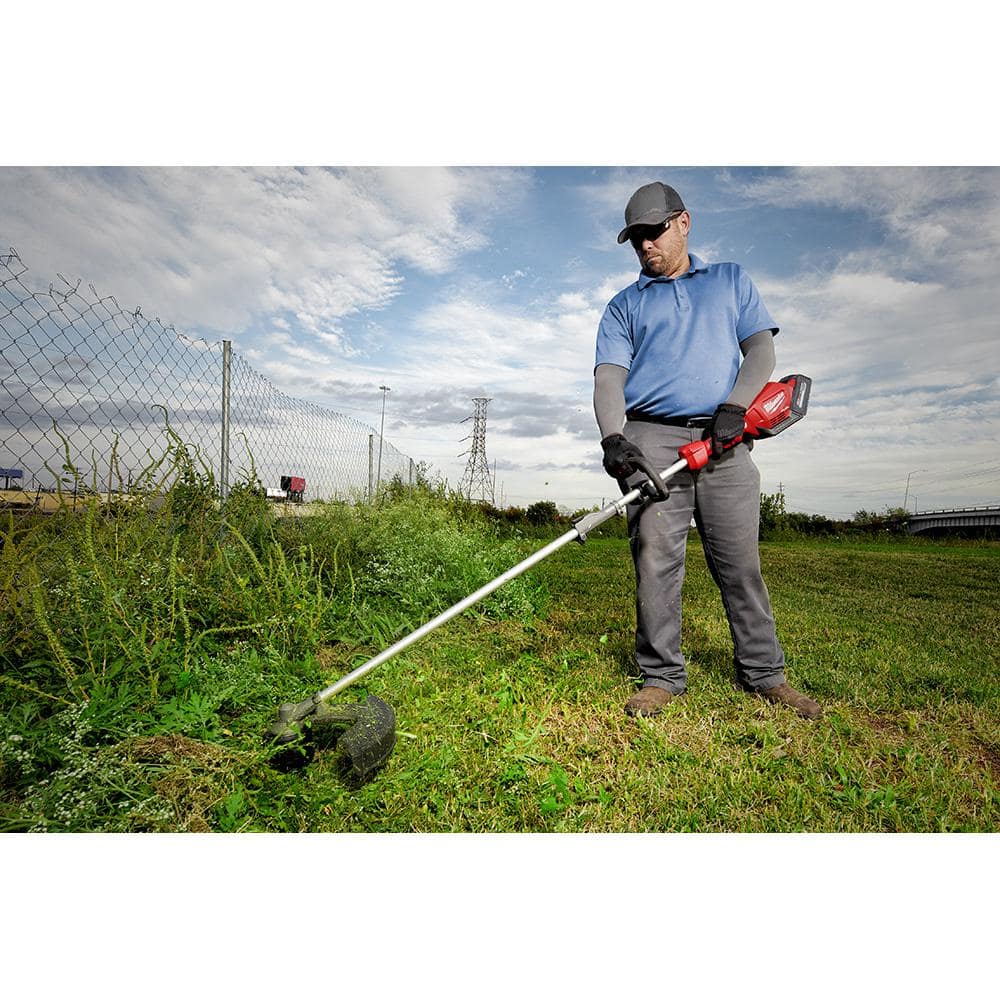 Milwaukee M18 FUEL 18Volt LithiumIon Brushless Cordless QUIKLOK String Trimmer with 8 in Edger Attachment