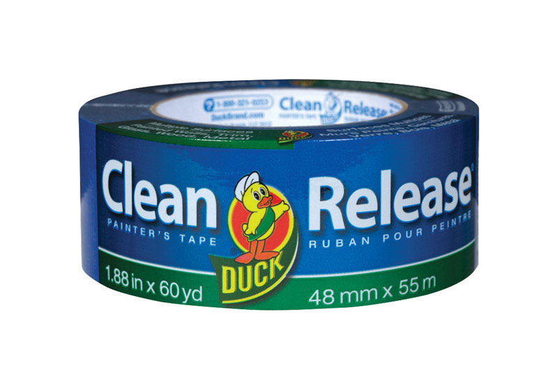 Duck Clean Release 1.88 in. W X 60 yd L Blue Medium Strength Painter-u0027s Tape 1 pk