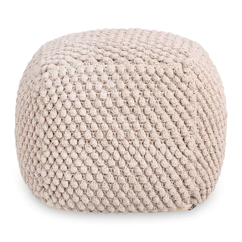 Priscila Pouf Hand Knitted