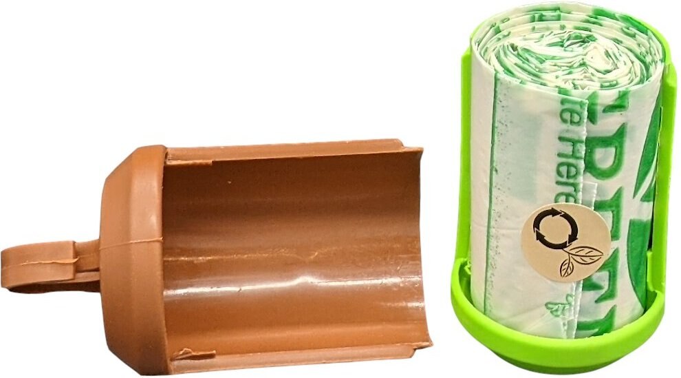 beyondGREEN Poop Bags Dispenser with Plant-Based Dog Waste Bags