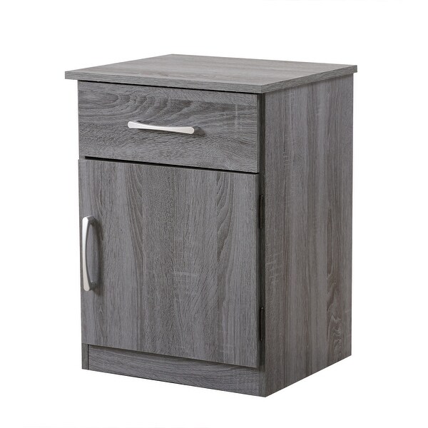 Alston 1-Drawer Nightstand (24 in. H x 16 in. W x 18 in. D) - - 35170030