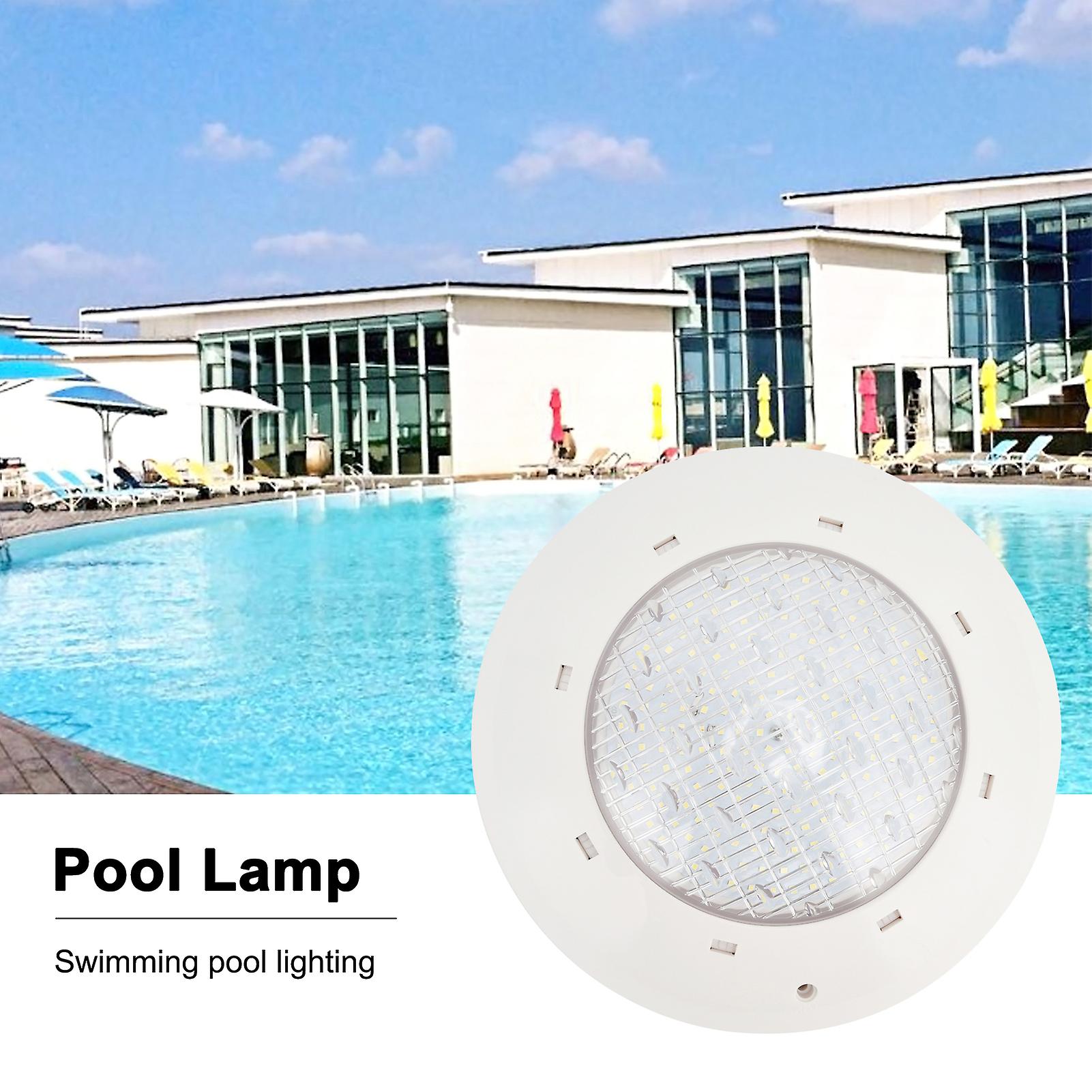 Waterproof Led Swimming Pool Lamp With Smd2835 Technology For Underwater Lighting - Ac12v White Light， Durable Plastic Design (ip68)[25w ]