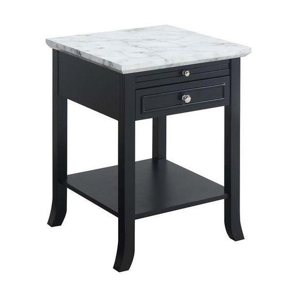 American Heritage Logan End Table with Drawer and Slide