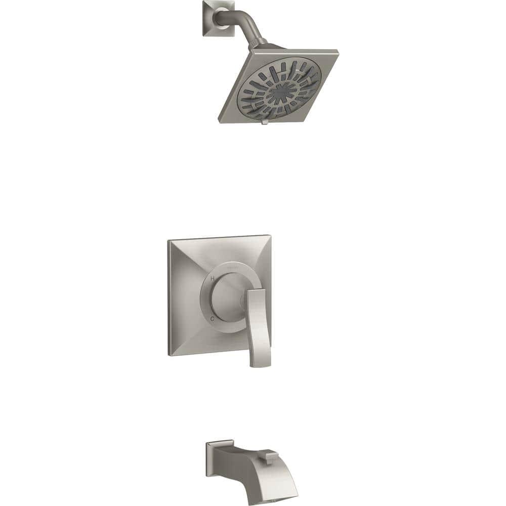 KOHLER Truss RiteTemp 1Handle 3Spray Tub and Shower Faucet in Vibrant Brushed Nickel