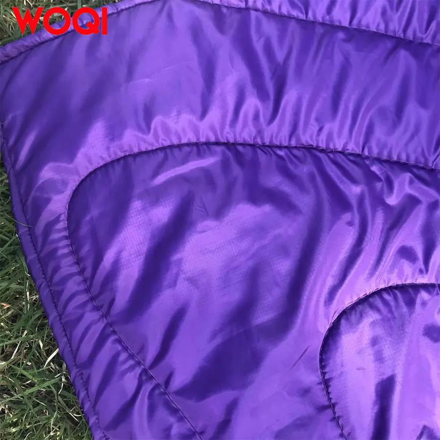 Woqi High Quality Can Be Customized Lightweight Warm Camping Puffy Blanket For Outdoor