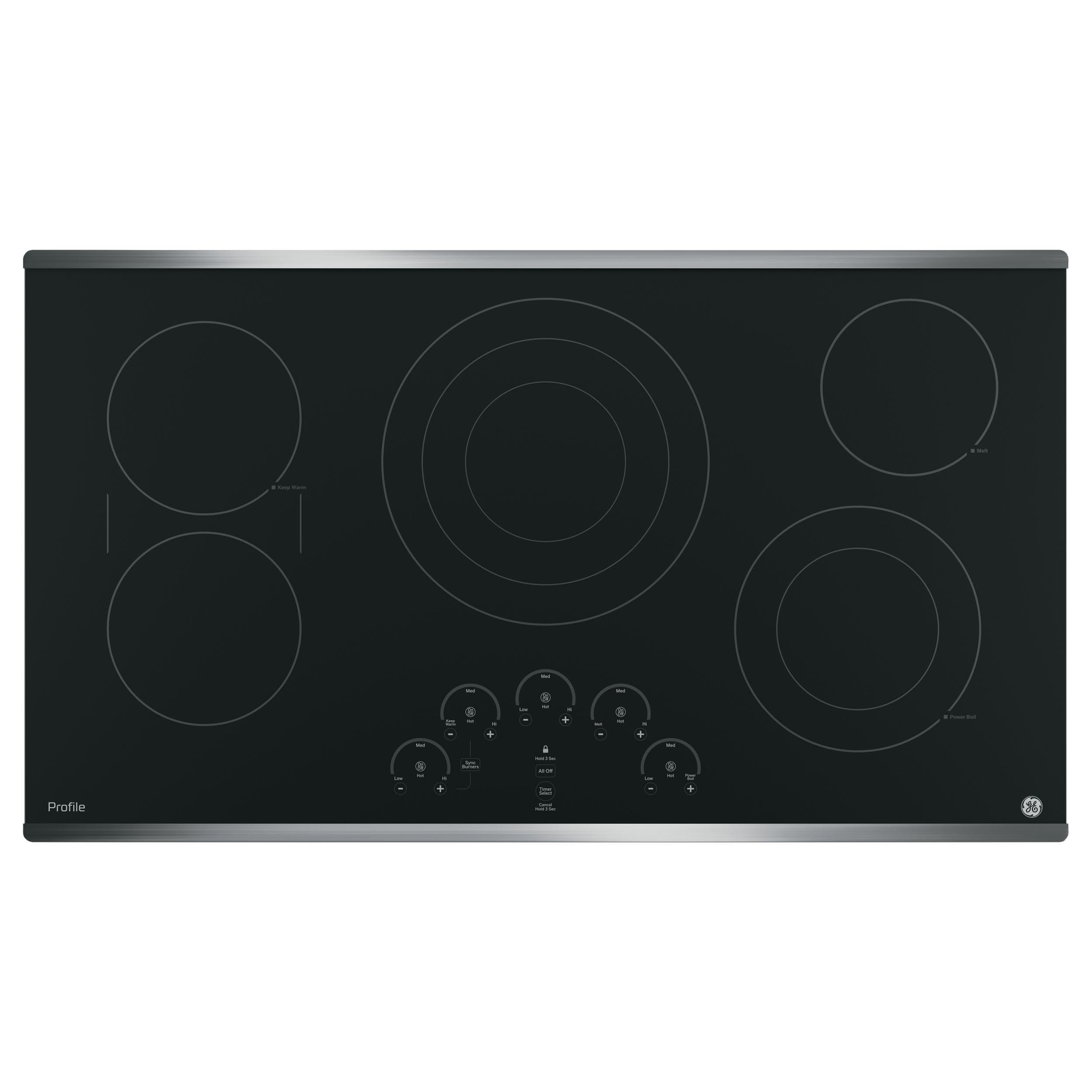 GE Profile 36-inch Built-In Electric Cooktop PP9036SJSS