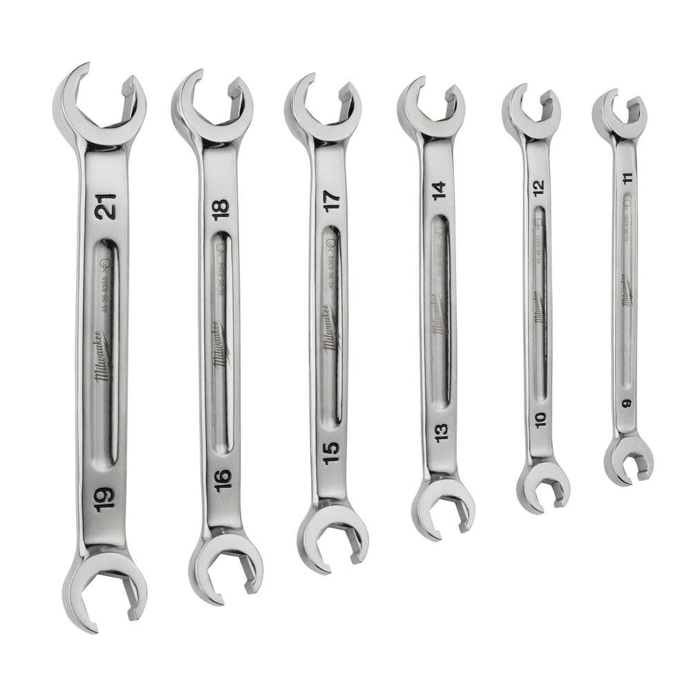 MW Wrench Set Double End Flare Nut Metric 6pc 48-22-9471 from MW