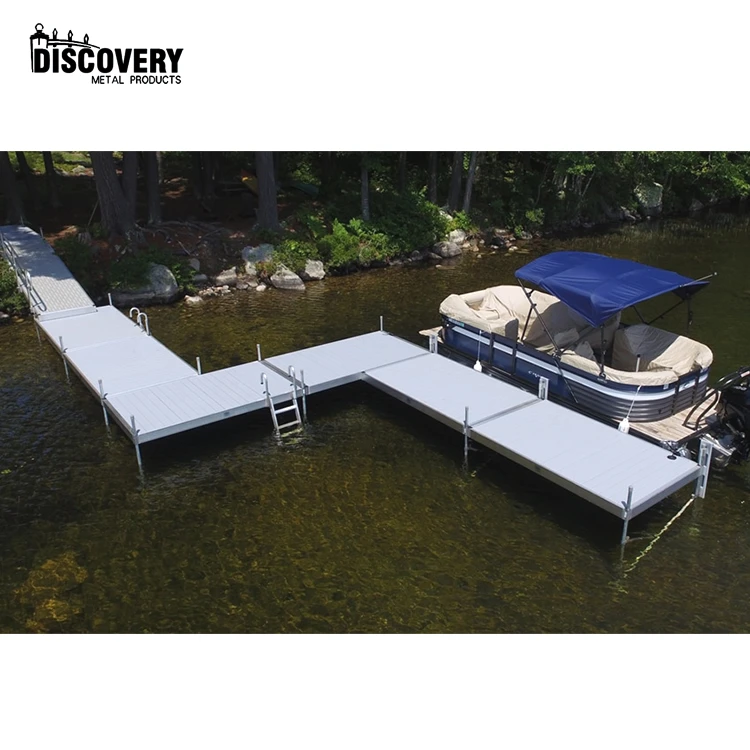 factory supply  aluminum dock with leg