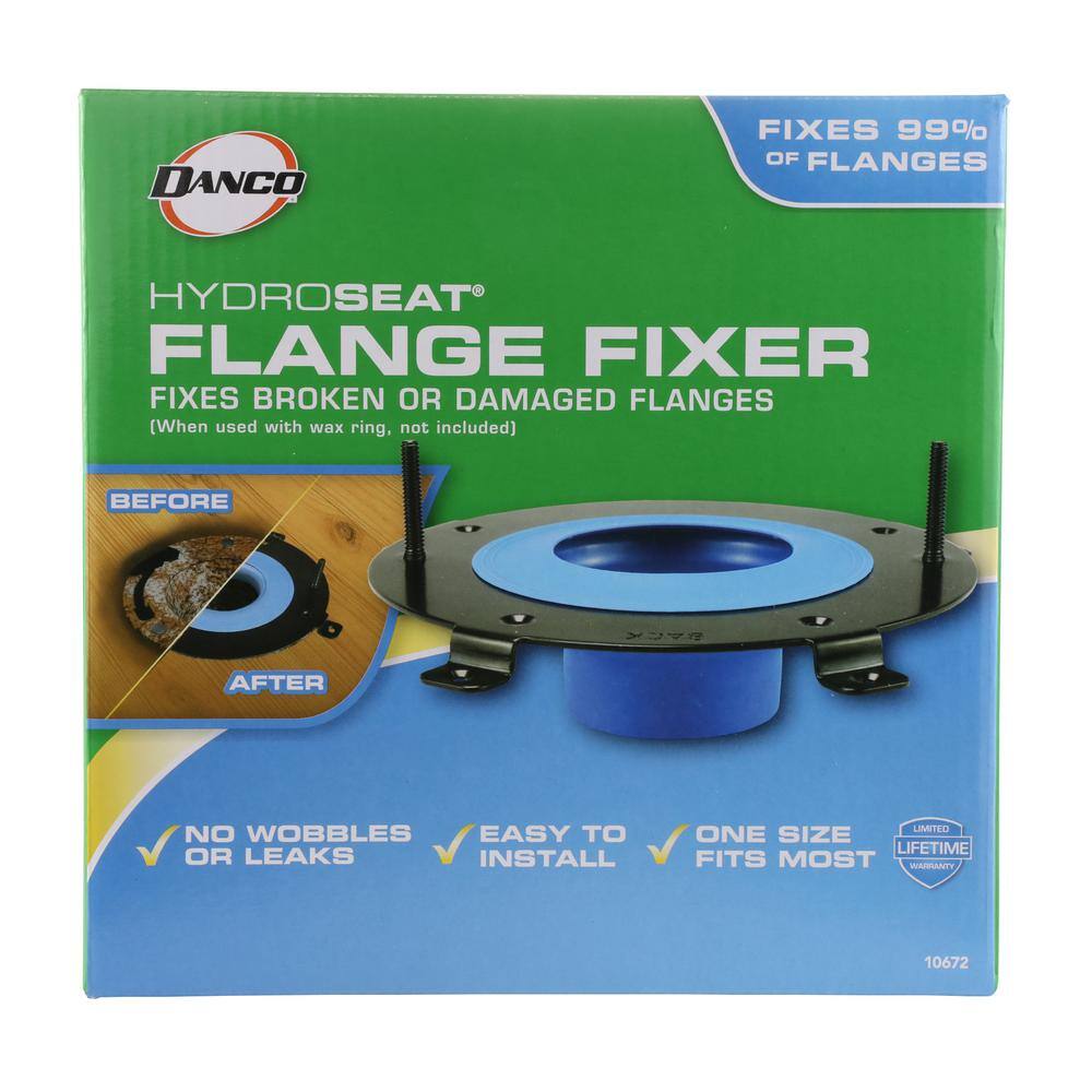 DANCO HydroSeat Stainless Steel Toilet Flange Repair 10672X