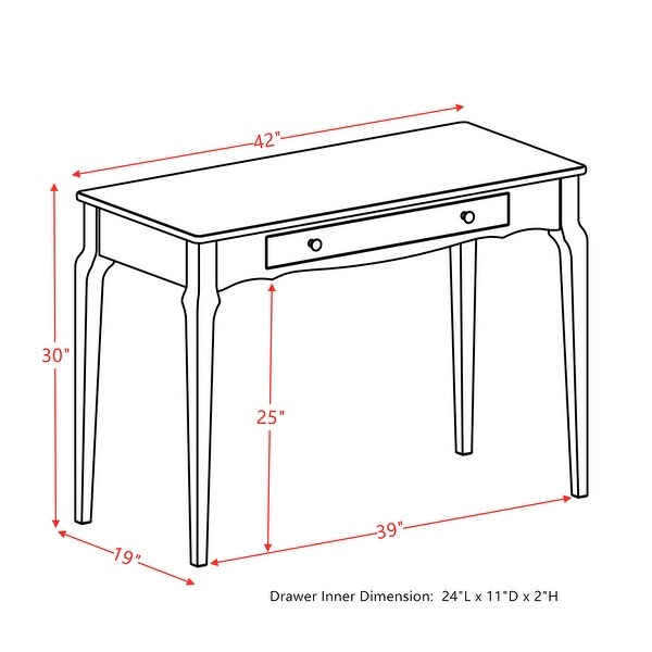 Console Tables， Writing Desk Entryway Table Accent Table W/ Drawer