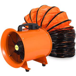 VEVOR Utility Blower Fan 12 in. High Velocity Ventilator Fan 520 Watt with 2295 CFM for Exhausting Ventilating at Home GYGFJ12YCD10MGZ01V1