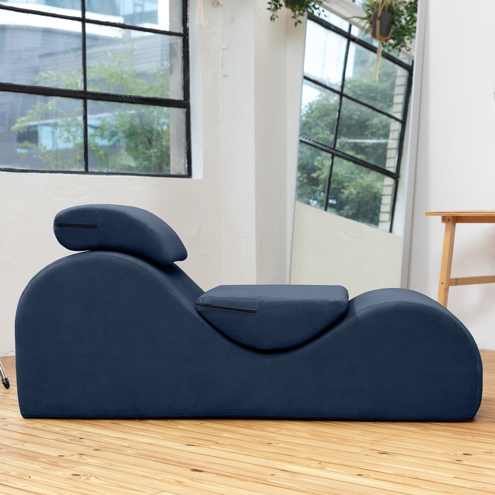 Avana Luvu Lounger   Chaise Lounge Chair for Yoga  Exercise  Stretching  Massage and More   High Density Foam Core