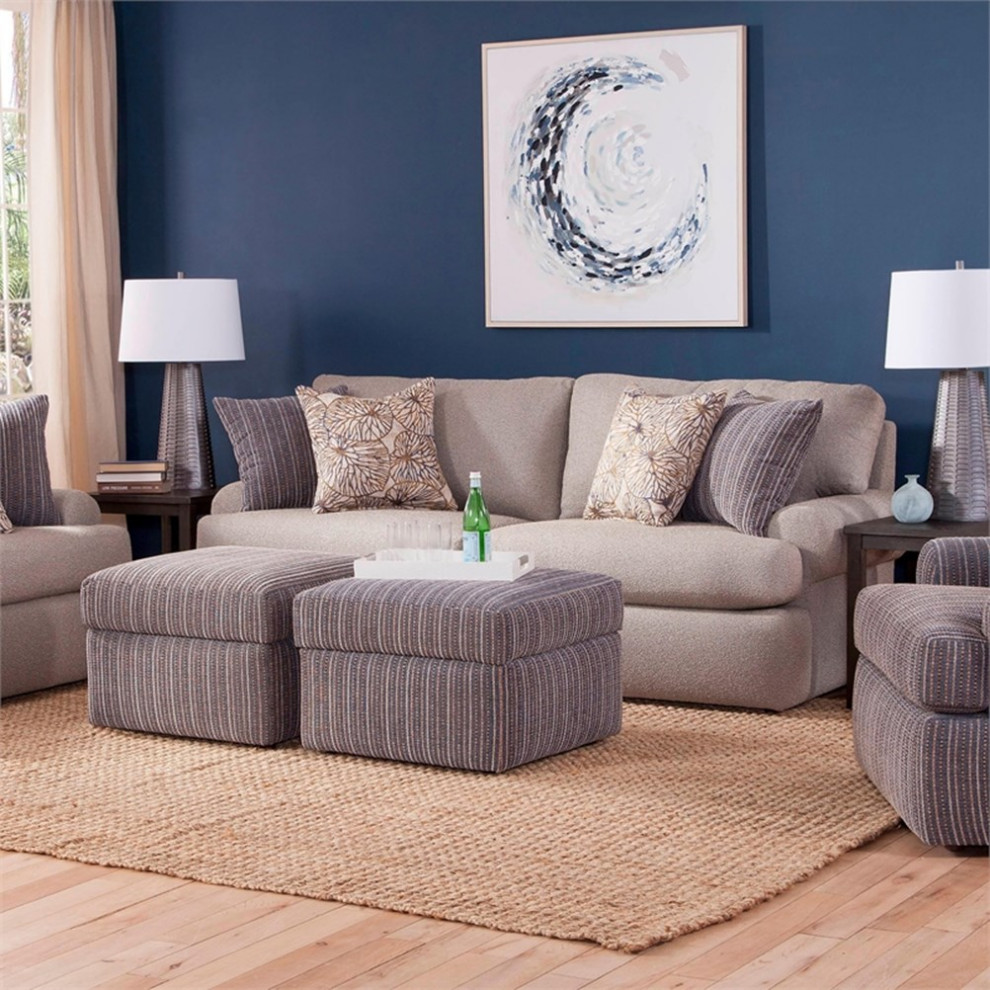 American Furniture Classics 8 010 S260 Nostalgia Beige Sofa   Transitional   Sofas   by Homesquare  Houzz