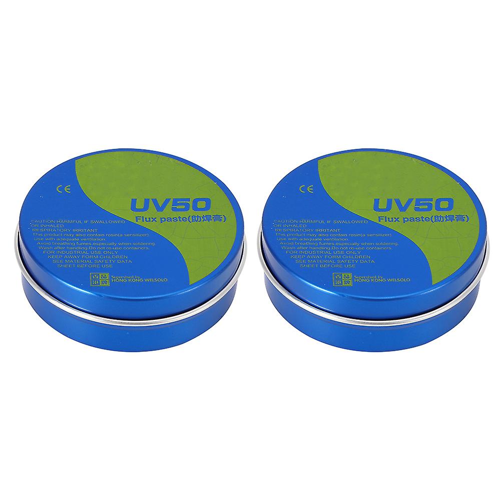 2pcs Flux Paste Leadfree Corrosionfree Solder Tin Cream Soldering Accessories Uv50