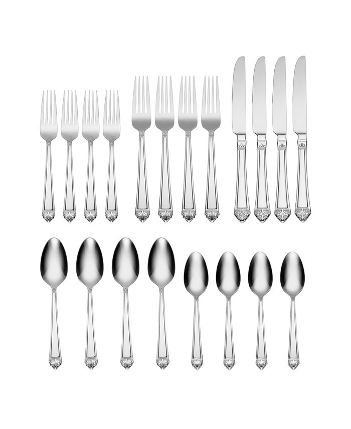 Oneida Eave 20-PC Flatware Set Service for 4