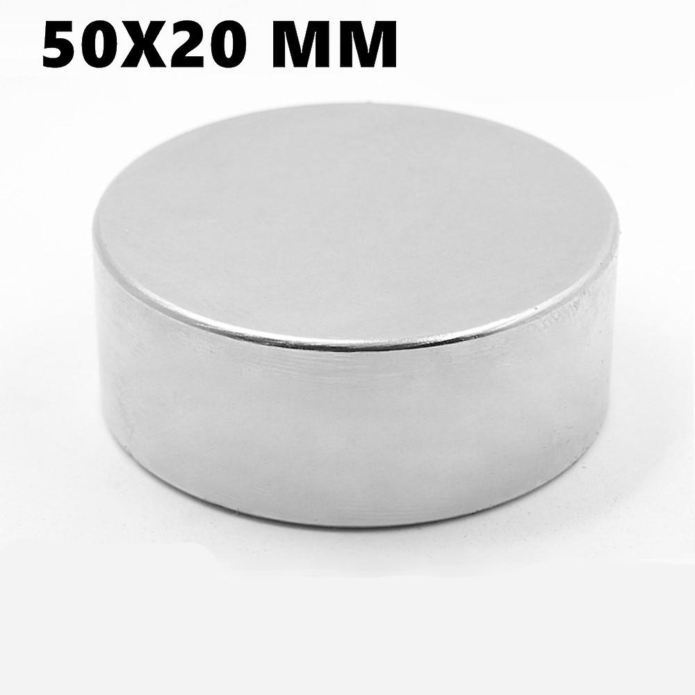 1pc 50x20 Mm Big Thick Disc Strong Powerful Magnets 50mm X 20mm Round Neodymium Magnet  50x20mm N35 Rare Earth Magnet 50*20 Mm