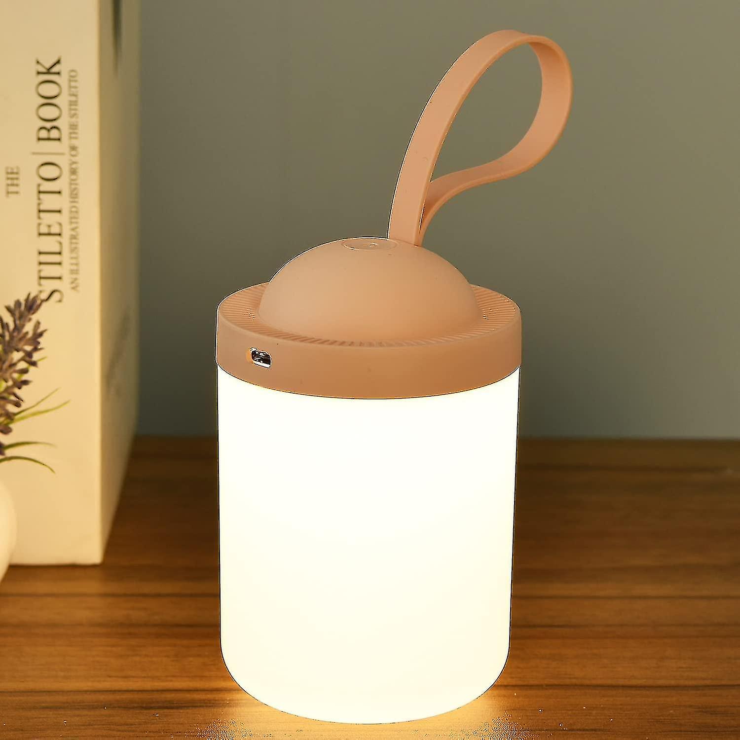 Lantern Night Light Portable Lamp Eye-caring Warm Light Stepless Dimmable Rechargeable Led Tent Lantern For Night Lights Kids Camping Lantern P