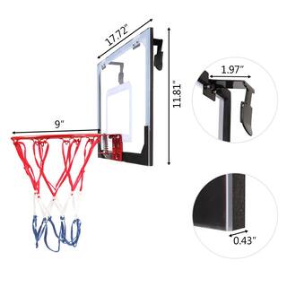 Karl home 15 in. x 12 in. Over-The-Door Mini Basketball Hoop Backboard 470621143743